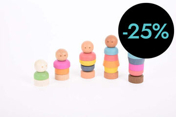 Figuras de madera Rainbow
