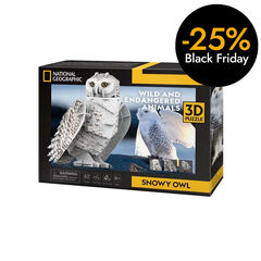 Puzle 3D National Geographic Gran Búho Blanco