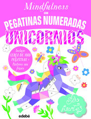 Mindfulness con pegatinas numeradas: Unicornios
