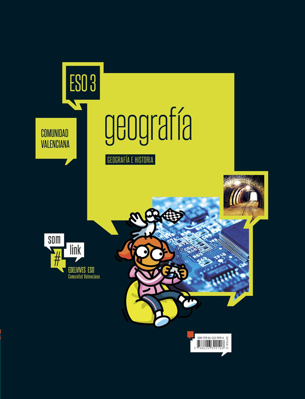 Geograf&iacute;a e historia/Somoslink ESO 3 Edelvives 9788426399106