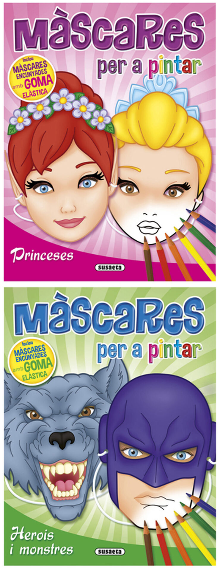 Màscares per a pintar (2 tìtols)