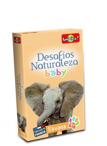 Juego de cartas Bioviva Desaf&iacute;os Naturaleza Baby Sabana