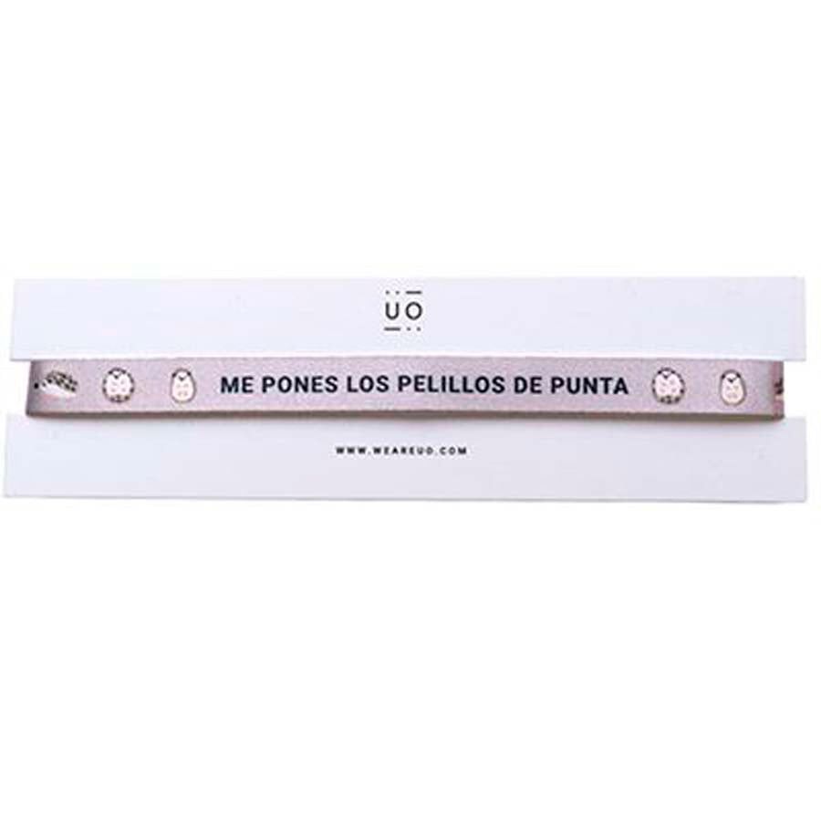 Pulsera tela UO Me pones los pelillos ...