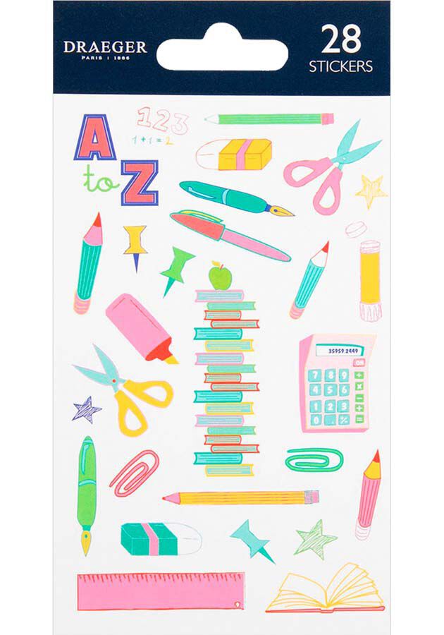Stickers Draeger Material Escolar 28u