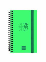 Agenda Escolar Finocam Esp.E3 Sem/Vista Catal&aacute;n 2026-27 Verde