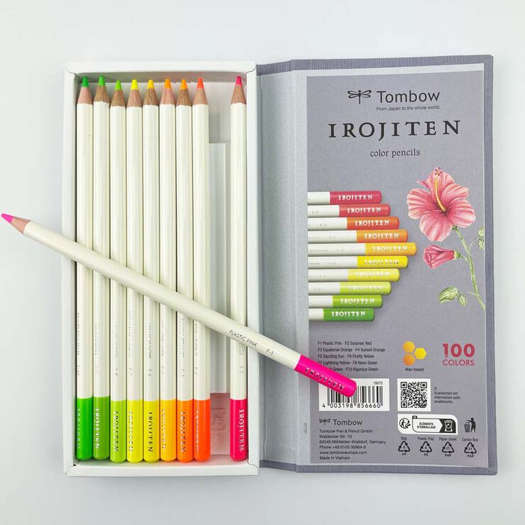 Llapis Tombow Irojiten fluorescents 10 colors