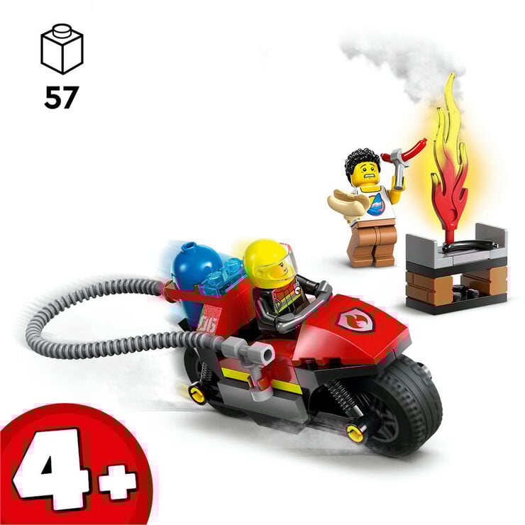 LEGO® City Moto de Rescat de Bombers 60410