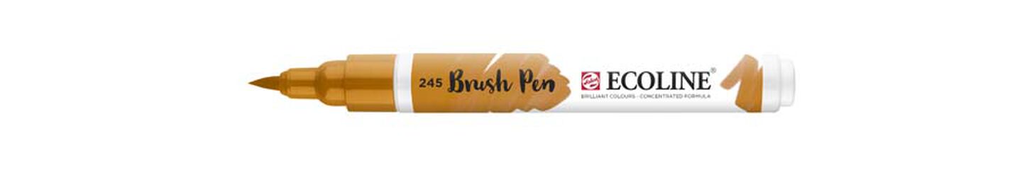 Rotulador Ecoline Brush Pen azafranado 245