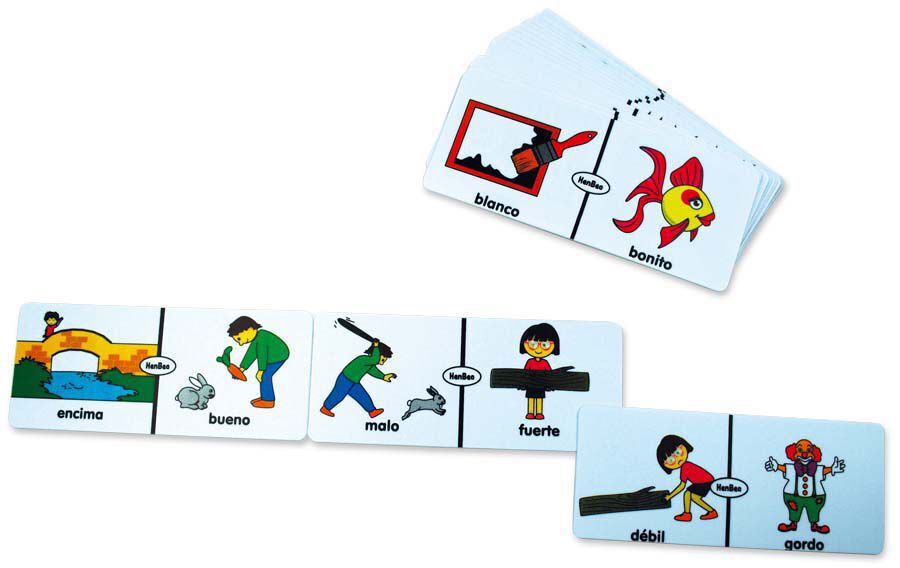 Domin&oacute; opuestos