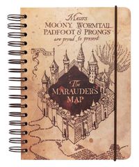 Llibreta tapa folrada A5 Harry Potter El Mapa del MerodeadorThe Marauder'S Map