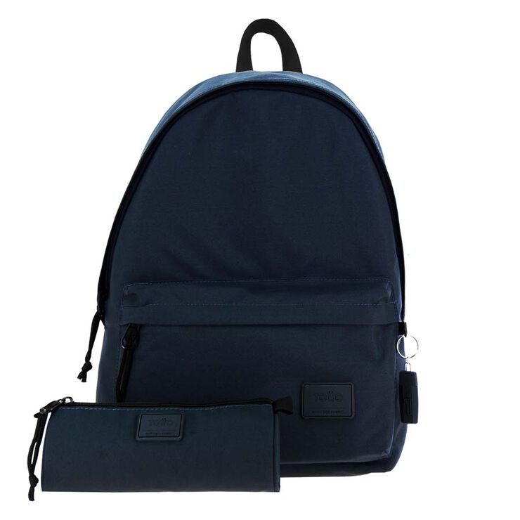 Mochila + Estuche Kalex azul oscuro