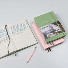 Agenda Memòries 5 anys Leuchtturm A5 anglès 2026 negre