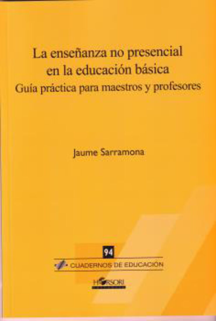 La enseñanza no presencial en la educación básica