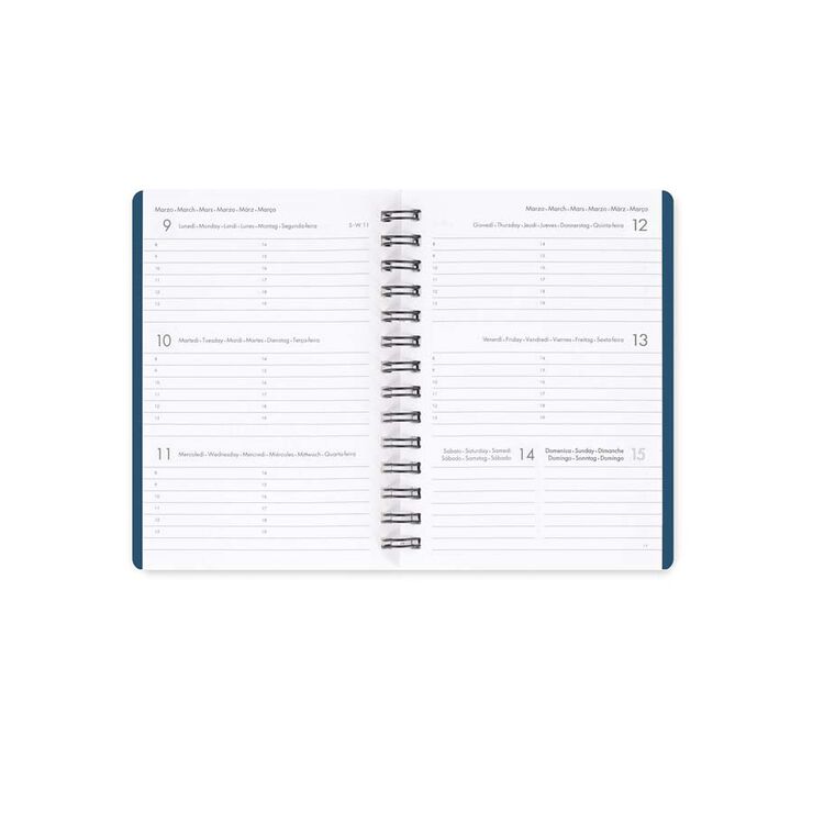 Agenda Legami espiral sem/vista mult 2026 Travel Stick