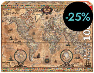 Puzle 1000 piezas Mapamundi