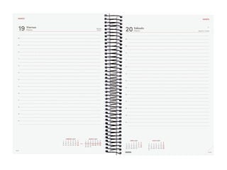 Agenda Finocam Opaque Dia P&agrave;gina 2027 Castell&agrave; Negre