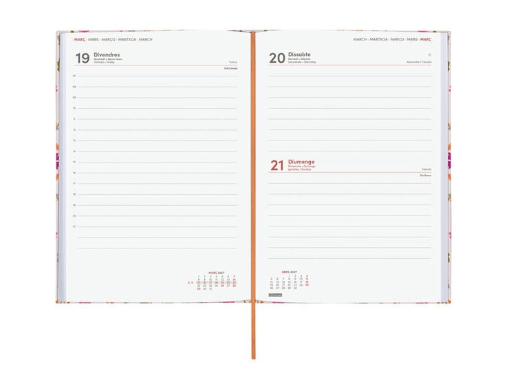Agenda Finocam Berlin D&iacute;a P&aacute;gina 2027 Catal&aacute;n Hojas