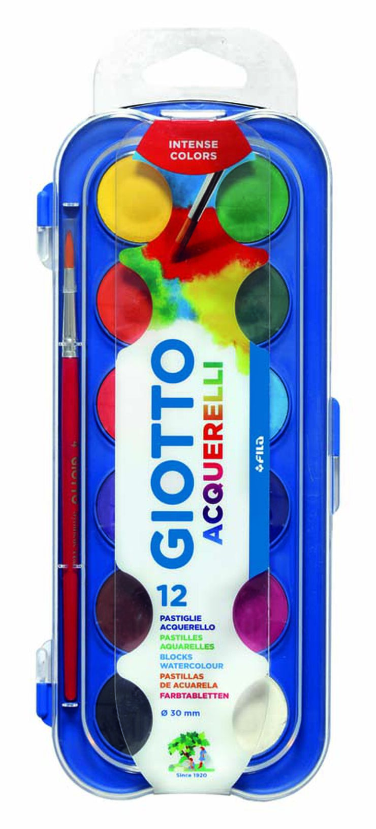 Acuarelas Giotto 12 colores