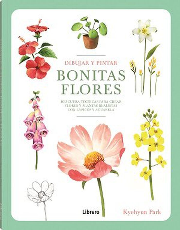 Dibujar y pintar flores bonitas