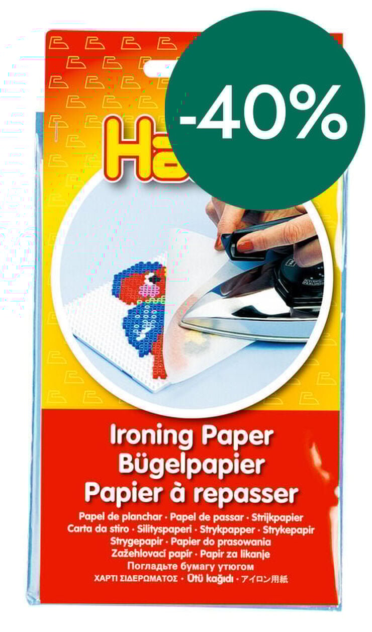 Papel de Levadura para planchar Hama 21x10cm 4 hojas