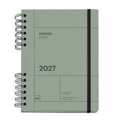 Agenda Miquelrius Plus Wire-O Semana Vista Catal&aacute;n 2027 Verde