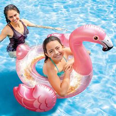 Flamenc inflable infantil amb purpurina