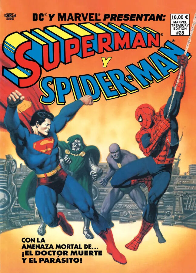 Dc-Marvel Edici&oacute;n Facs&iacute;mil. Superman y Spiderman