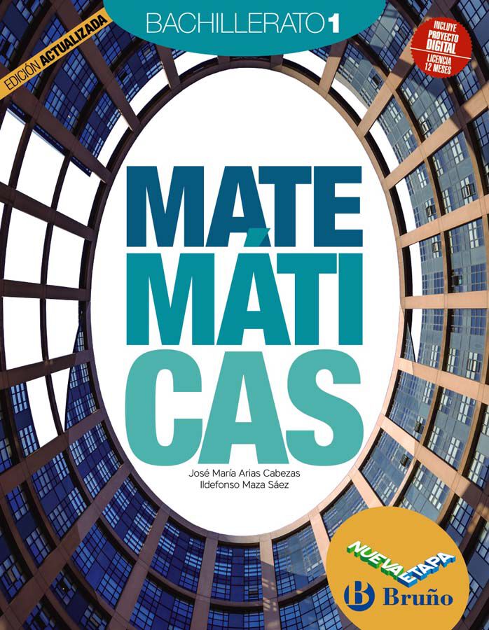 Matem&aacute;ticas 1 Bachillerato Nueva Etapa Bru&ntilde;o Edici&oacute;n Actualizada