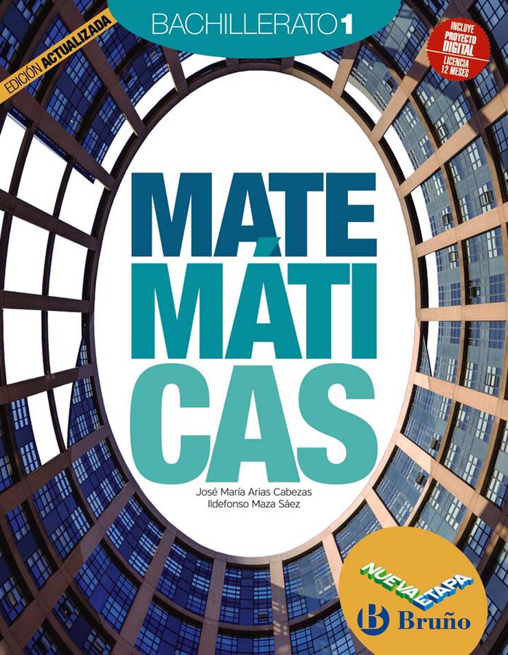 Matemáticas 1 Bachillerato Nueva Etapa Bruño Edición Actualizada