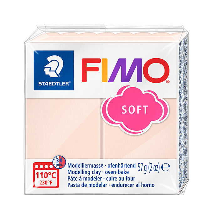 Pasta modelar Fimo Soft 57g salm&oacute;