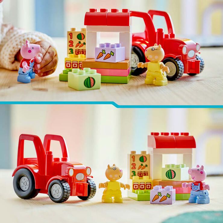 LEGO&reg; DUPLO Peppa Pig Tractor y Mercado 10468