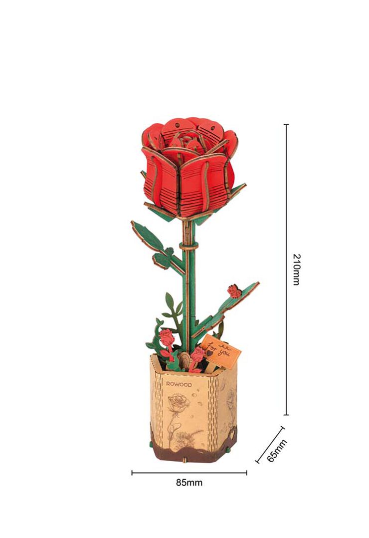 Maqueta Rolife Rosa roja
