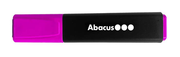 Marcador fluorescente Abacus rosa