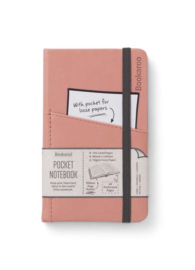 Libreta de bolsillo A6 raya Blush