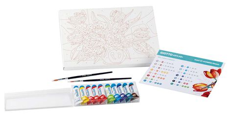 Colorea por Números Giotto Art Lab Flors