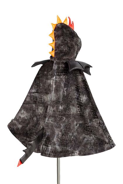 Capa de dragón negro 4-7 años