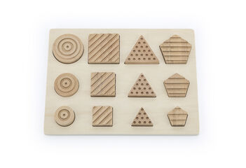 Geo Sensory Shapes Encaix Fusta