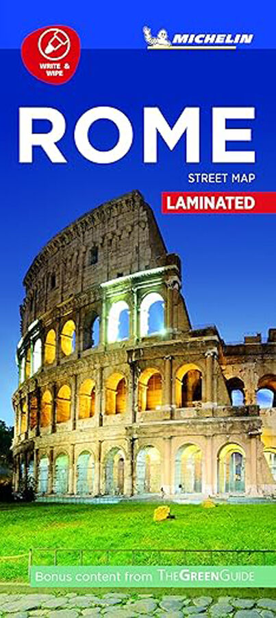 Plano Rome - Citymap laminated