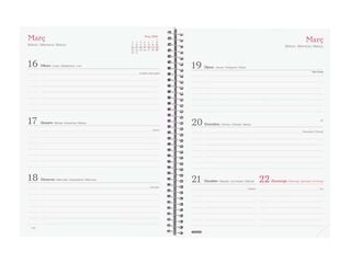 Agenda Finocam Design Collection E10 sem/vista horizontal cat 2026 Imposible