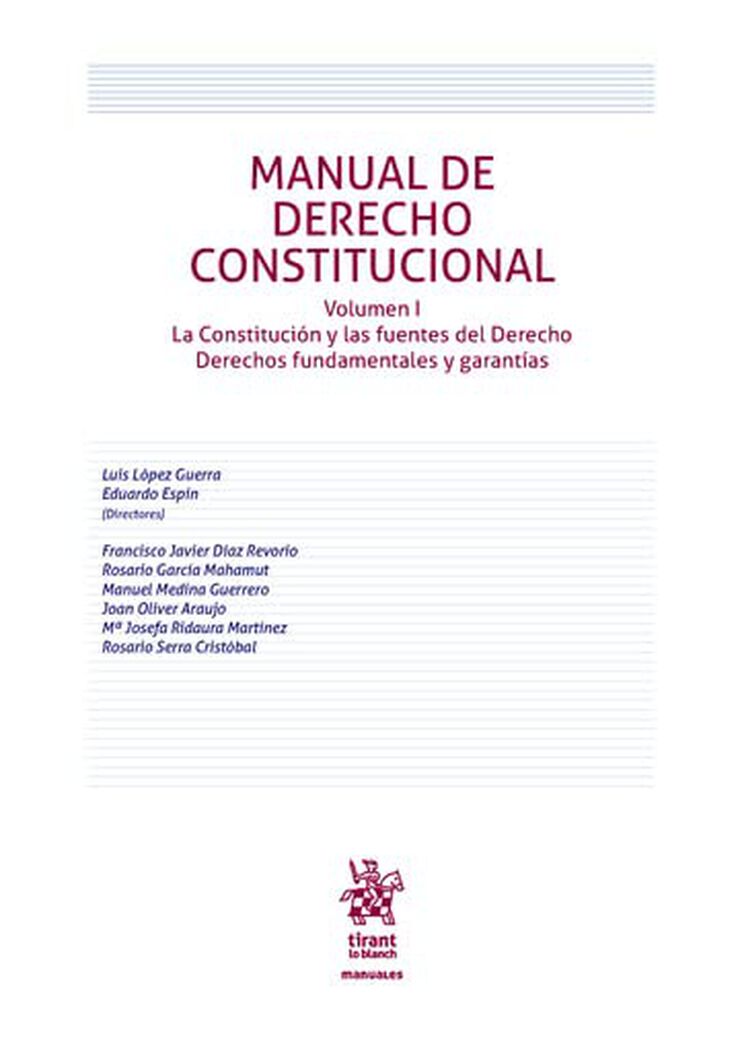 Manual de Derecho Constitucional I