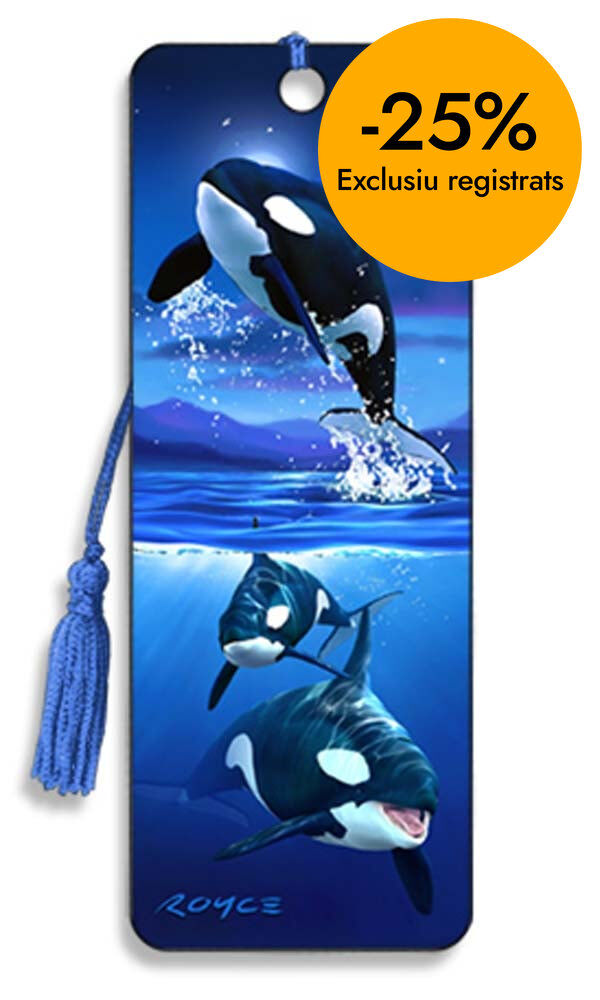 Marcap&aacute;ginas 3D orcas