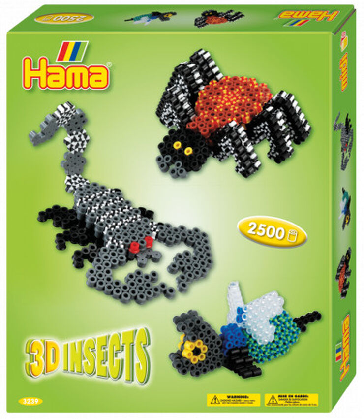 MIDI MOSAICO 3D INSECTOS 2500pz