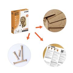Puzzle 3D Cartonic Lion
