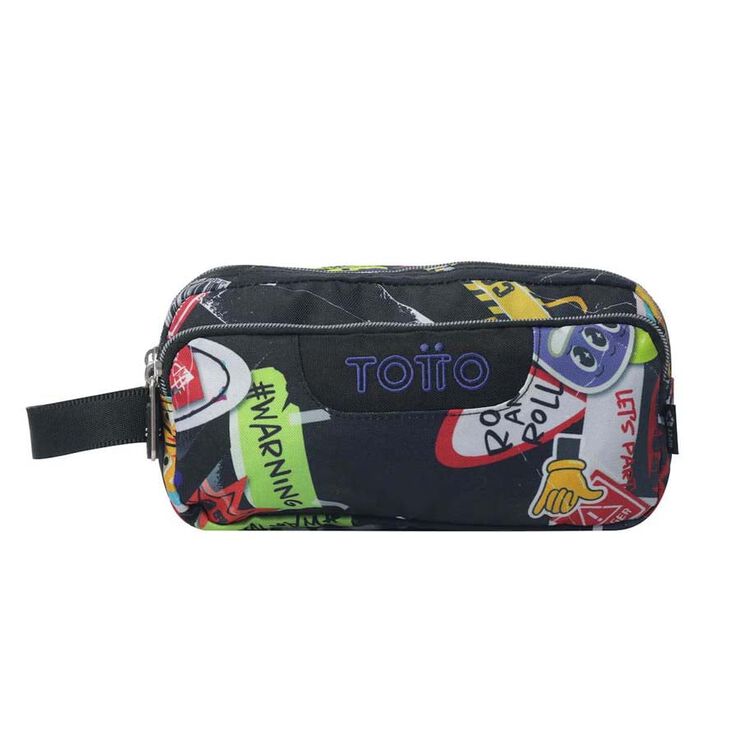 Estuche 3 cremalleras Totto Sticky