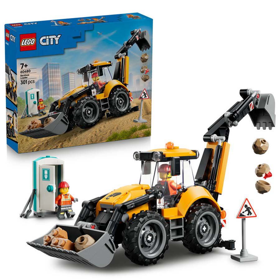 LEGO&reg; City Retroexcavadora Amarilla 60480