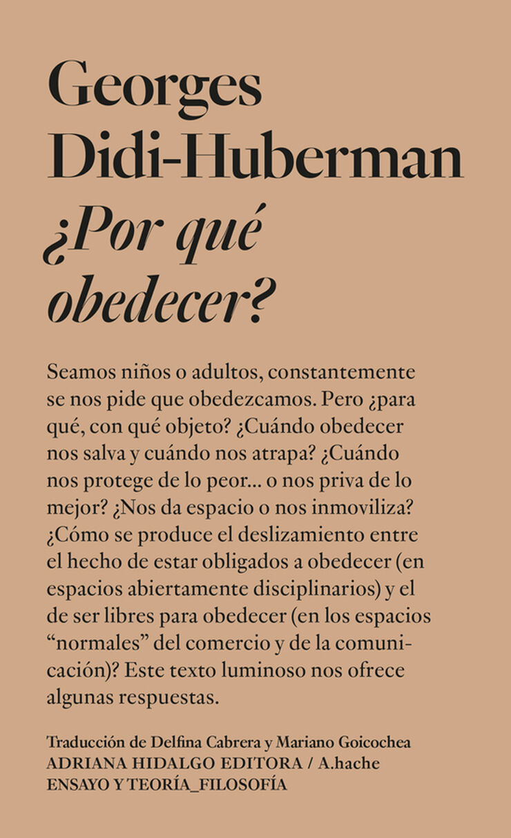 ¿Por qué obedecer?