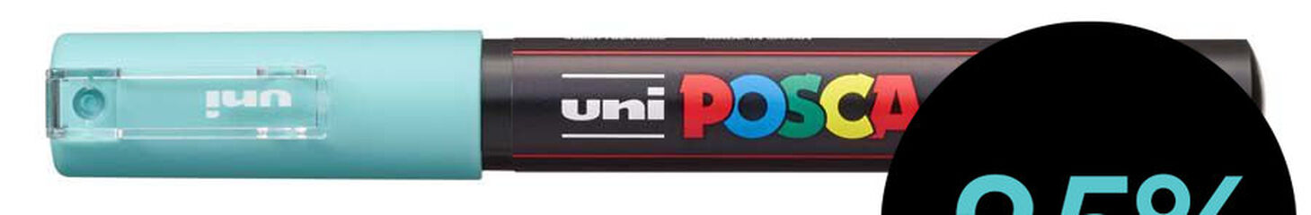 Rotulador Posca PC-1M 0,7mm verde marino