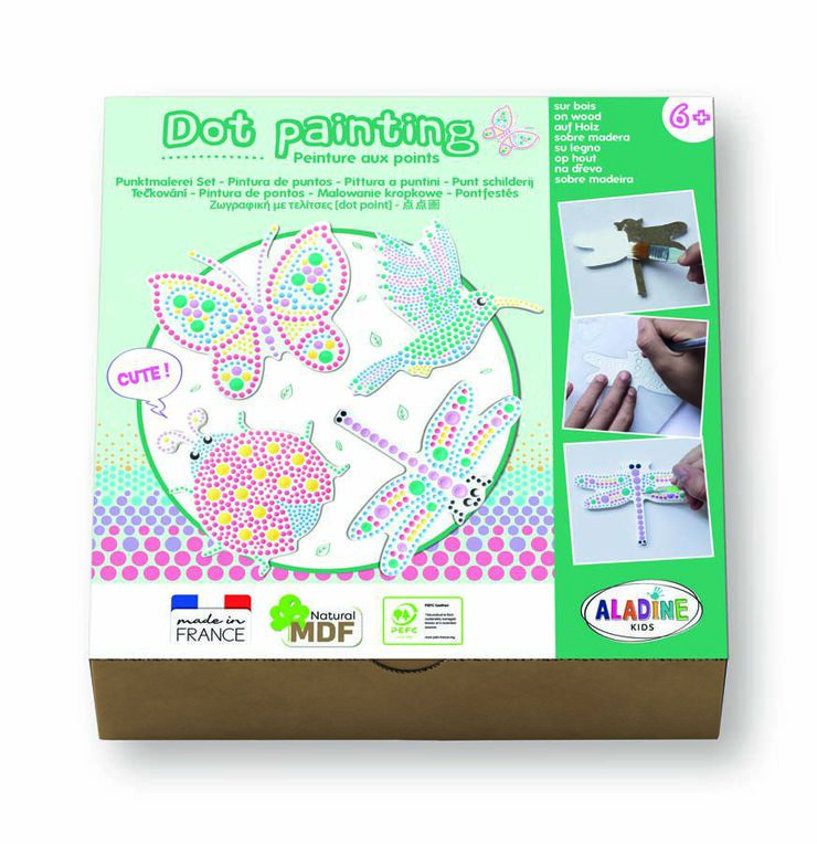 Kit Aladine Pinta con Puntos Natur