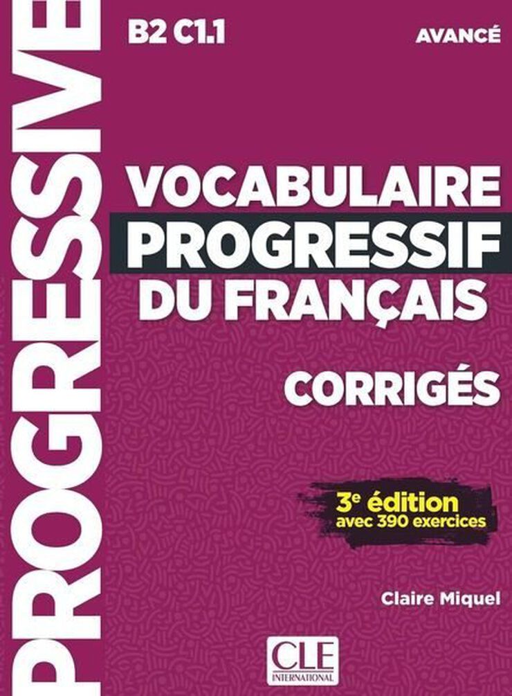 Vocabulaire Progressif Avance 3E Cor