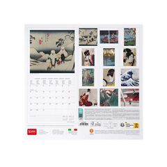 Calendari paret Legami 30X29 2024 Japanese School